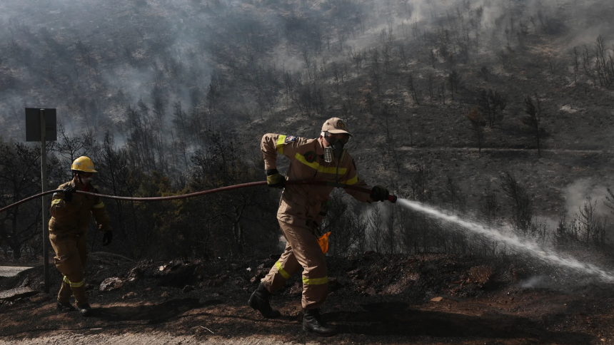 Tourism, tradition and trees at risk as wildfires devour Greece's Chios