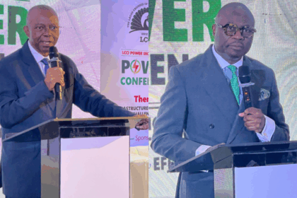 Olufemi Bakare, Chairman of the LCCI Power Group and Gabriel Idahosa, LCCI President and Chairman of Council Lagos