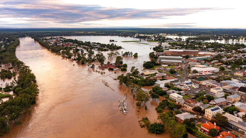 Flash flooding in Australia